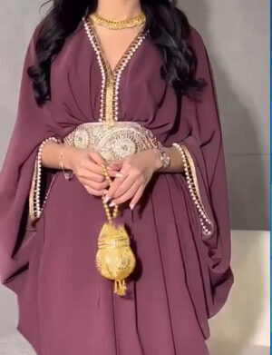 فستان موف غامق للعيد من متجر Alyanksa